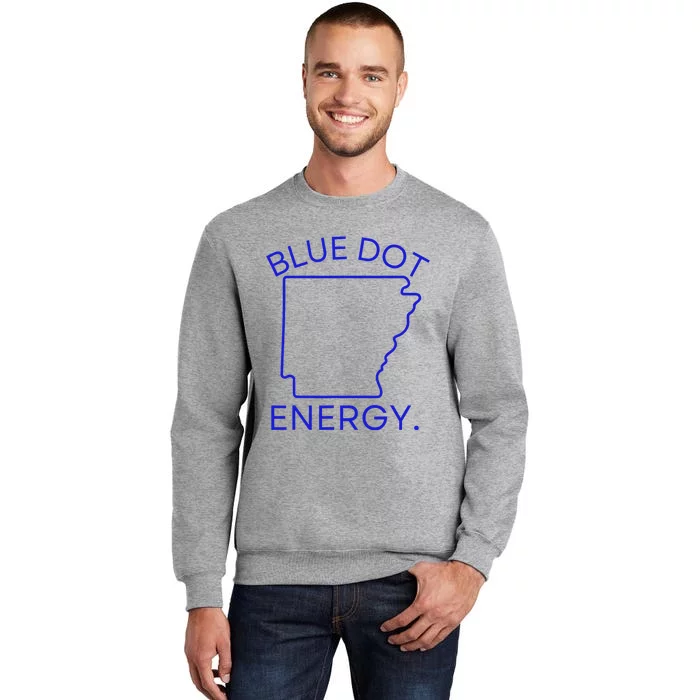 Blue Dot In A Red State Arkansas Vote Kamala Harris Walz 24 Sweatshirt