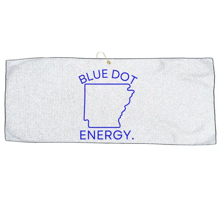 Blue Dot In A Red State Arkansas Vote Kamala Harris Walz 24 Large Microfiber Waffle Golf Towel