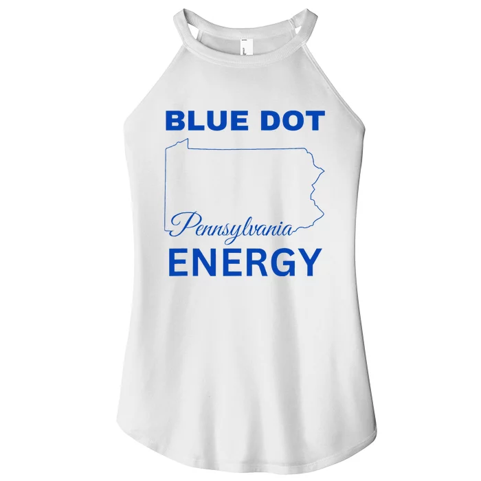 Blue Dot In A Red State Pennsylvania Vote Blue Dot Energy Women’s Perfect Tri Rocker Tank