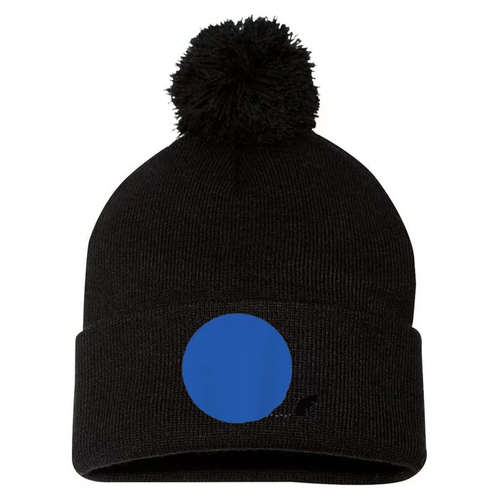 Blue Dot In A Red State Cat Vote Kamala Harris Walz Apparels Pom Pom 12in Knit Beanie