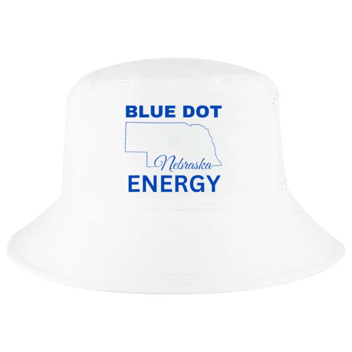 Blue Dot In A Red State Nebraska Vote Kamala Blue Dot Energy Cool Comfort Performance Bucket Hat