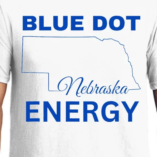 Blue Dot In A Red State Nebraska Vote Kamala Blue Dot Energy Pajama Set