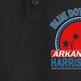 Blue Dot In A Red State Arkansas Kamala Harris Walz 24 Dry Zone Grid Performance Polo