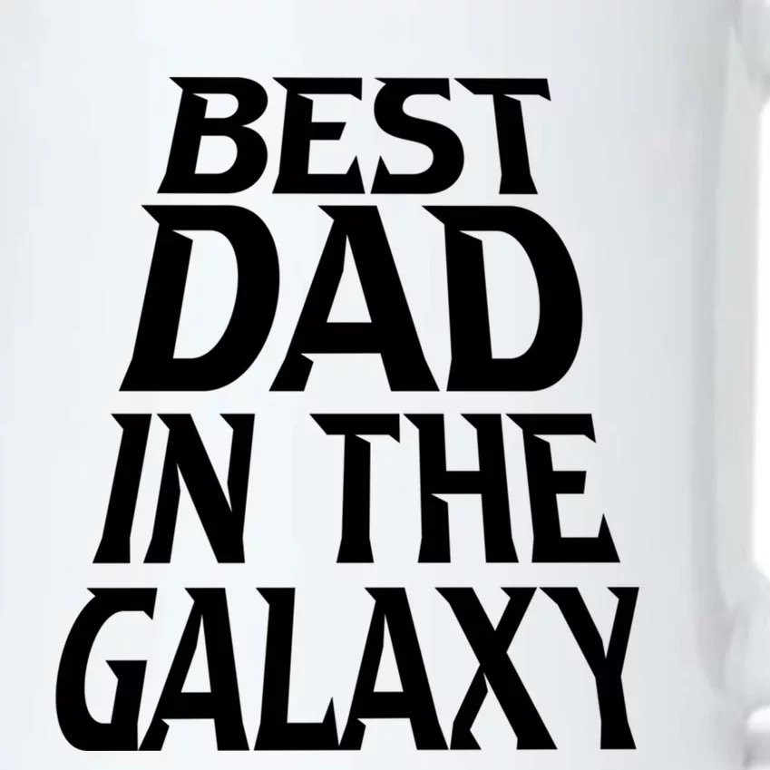 Best Dad In The Galaxy Daddy Cool Parent Retro Father Old Gift Black Color Changing Mug