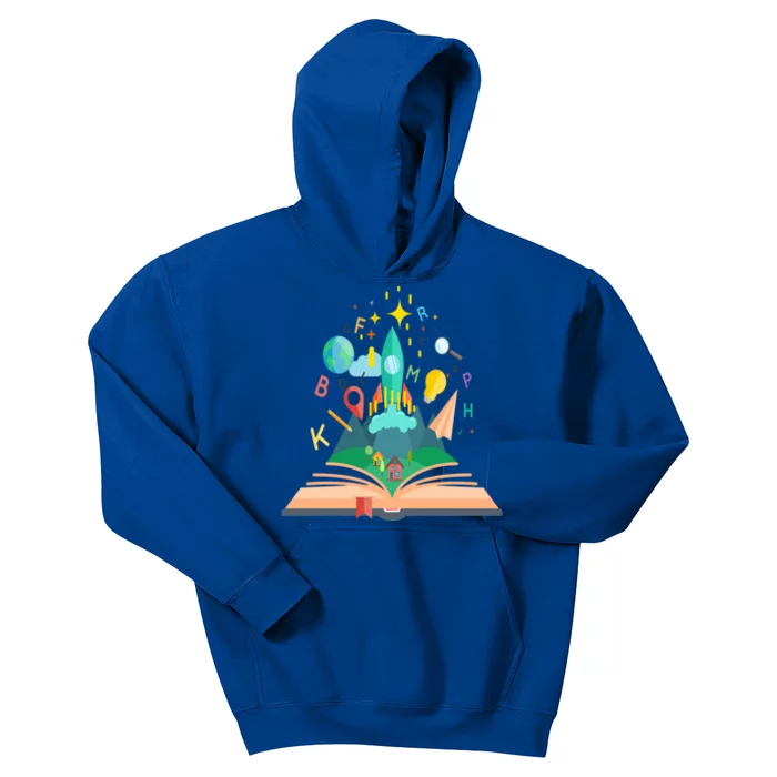 Books Develop Imagination And Attention Gift Reading Books Gift Kids Hoodie