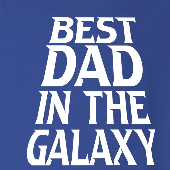 Best Dad In The Galaxy Daddy Cool Parent Retro Father Old Gift Toddler Long Sleeve Shirt