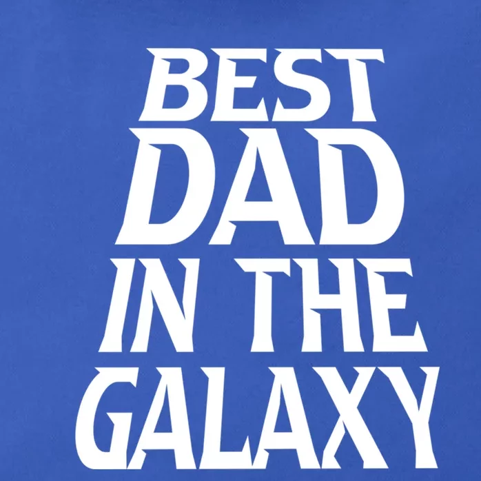 Best Dad In The Galaxy Daddy Cool Parent Retro Father Old Gift Zip Tote Bag