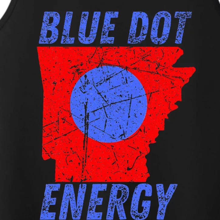 Blue Dot In A Red State Nebraska Vote Kamala Performance Tank