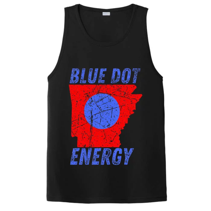 Blue Dot In A Red State Nebraska Vote Kamala Performance Tank