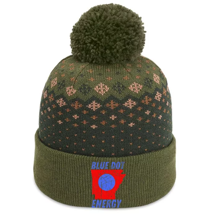 Blue Dot In A Red State Nebraska Vote Kamala The Baniff Cuffed Pom Beanie