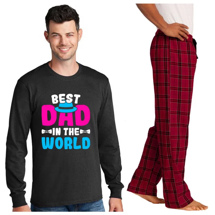 Best Dad In The World Fathers Day Gift Long Sleeve Pajama Set