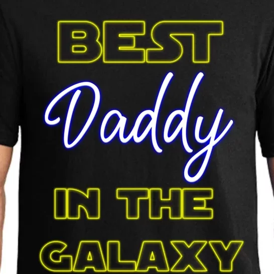 Best Daddy In The Galaxy Fathers Day Pa Pop American Dad Gift Pajama Set