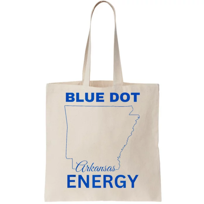 Blue Dot In A Red State Arkansas Vote Kamala Blue Dot Energy Tote Bag