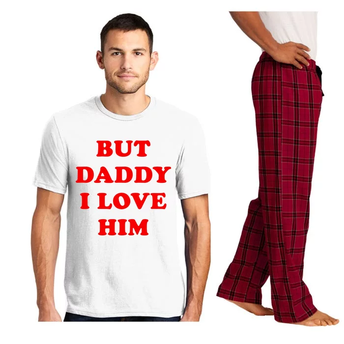 But Daddy I Love Him Shirt Style Party Pajama Set