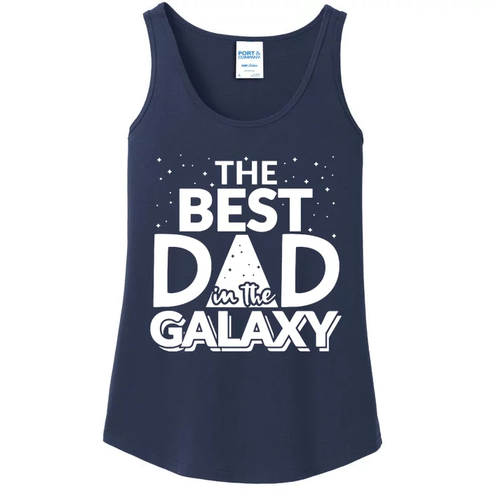 Best Dad In The Galaxy Ladies Essential Tank