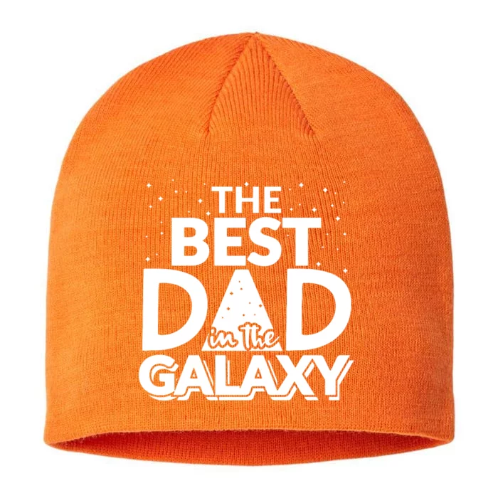 Best Dad In The Galaxy 8 1/2in Sustainable Knit Beanie