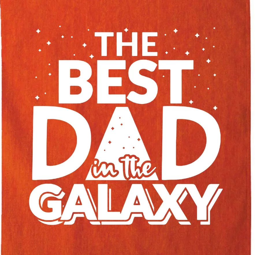 Best Dad In The Galaxy Platinum Collection Golf Towel