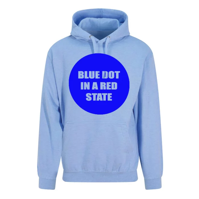 Blue Dot In A Red State Nebraska Vote Kamala Harris Walz Unisex Surf Hoodie