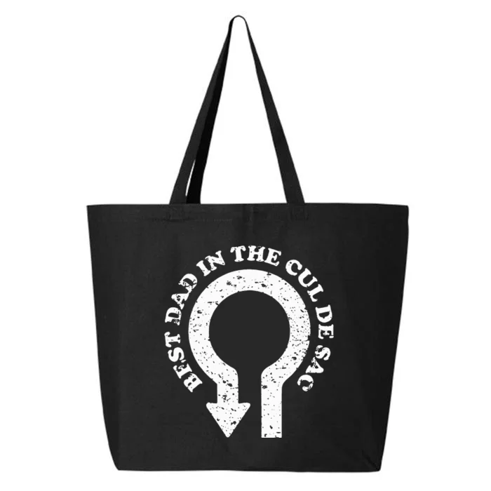 Best Dad In The Cul De Sac Bad Dad Jokes & Puns 25L Jumbo Tote