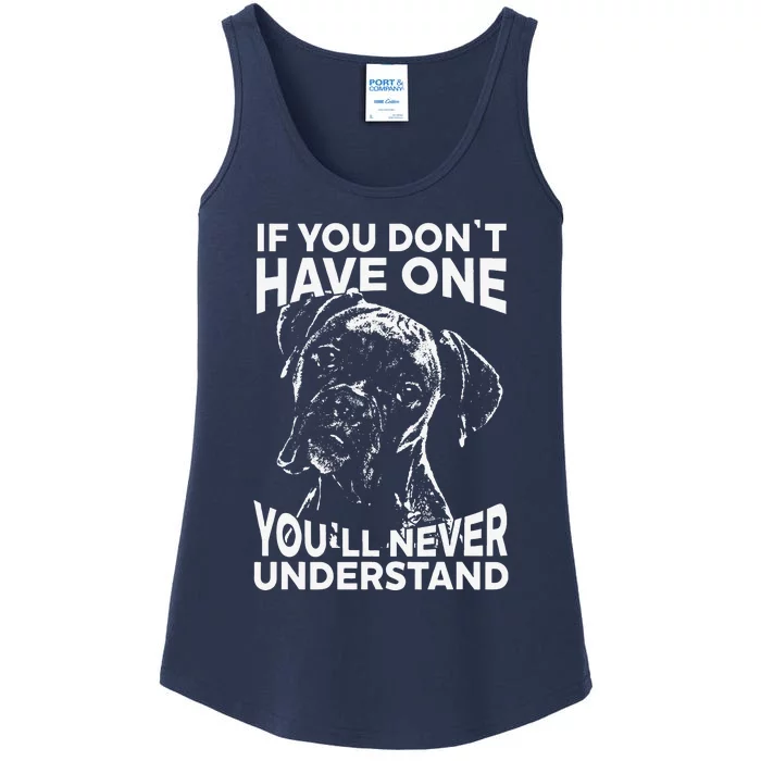 Boxer Dog If You Don't Have One Funny Tee Ladies Essential Tank