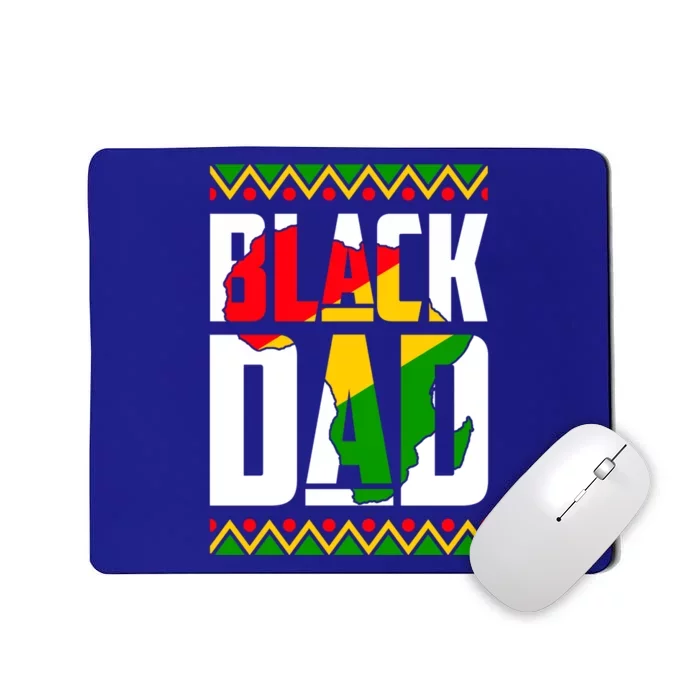 Black Dad Juneteenth King Father Black History Month Melanin Gift Mousepad