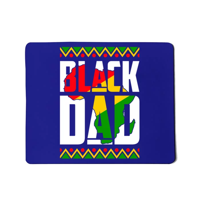 Black Dad Juneteenth King Father Black History Month Melanin Gift Mousepad