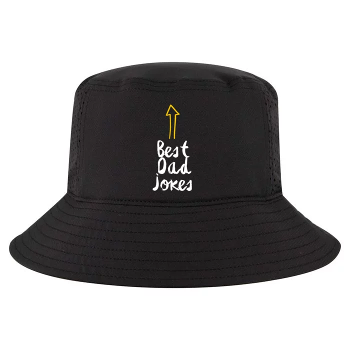 Best Dad Jokes Arrow Funny Gift Cool Comfort Performance Bucket Hat