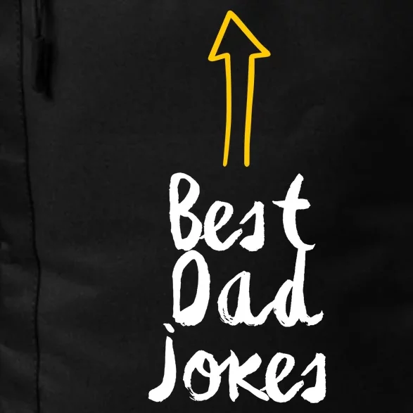 Best Dad Jokes Arrow Funny Gift Daily Commute Backpack