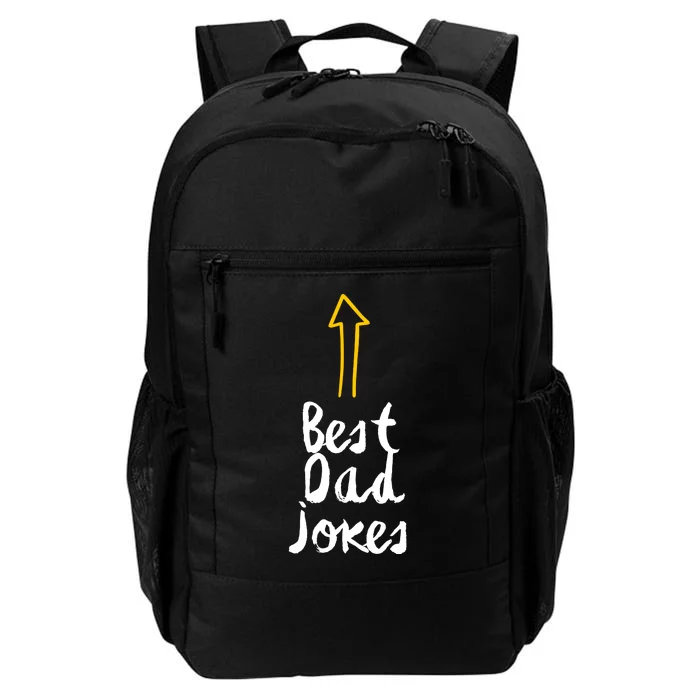 Best Dad Jokes Arrow Funny Gift Daily Commute Backpack