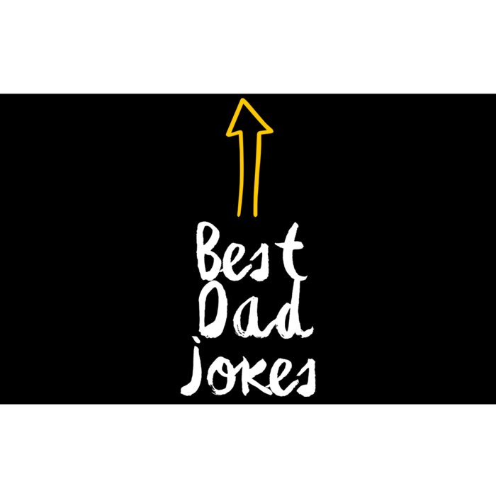 Best Dad Jokes Arrow Funny Gift Bumper Sticker