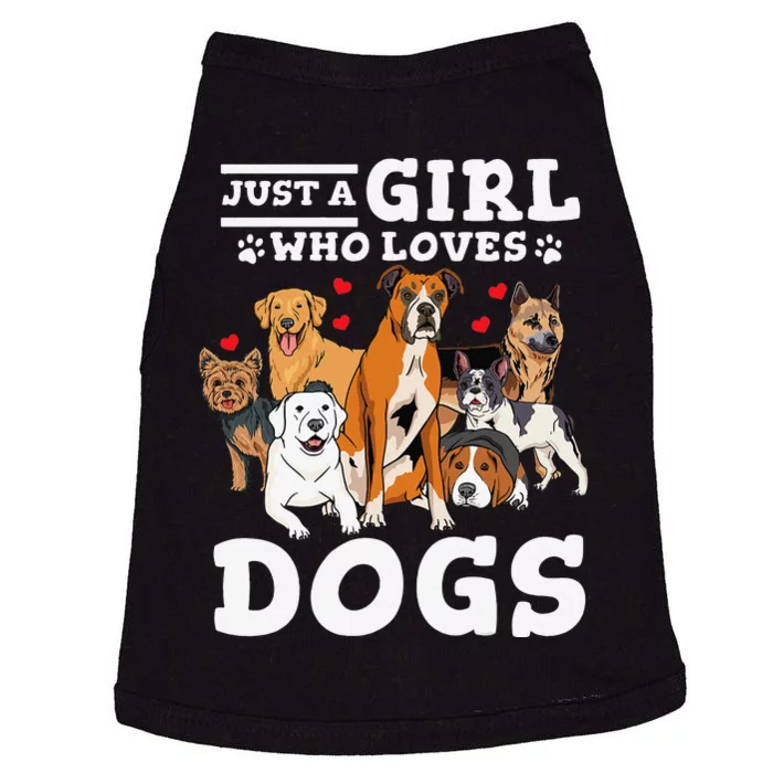 Boxer Dog Just a Who Loves Dogs Doggie Tank