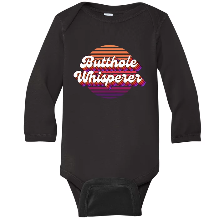 Bad Daddy Jacob Hoffman Butthole Whisperer 2 Baby Long Sleeve Bodysuit