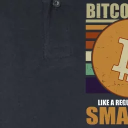 Bitcoin Dad Just Like A Regular Dad But Smarter Softstyle Adult Sport Polo