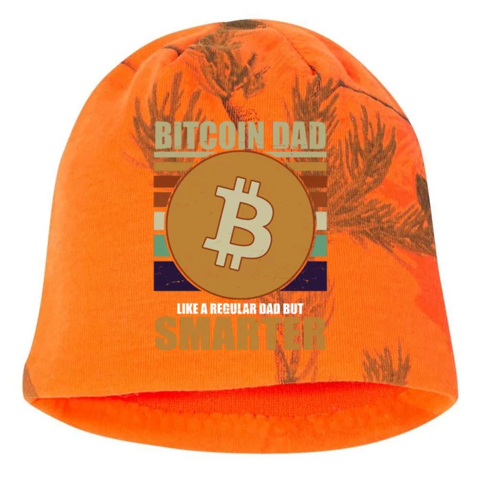 Bitcoin Dad Just Like A Regular Dad But Smarter Kati - Camo Knit Beanie