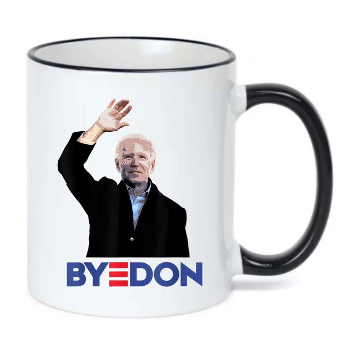 Bye Don Joe Biden Drops Out 2024 Election Black Color Changing Mug