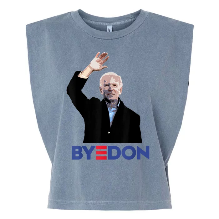 Bye Don Joe Biden Drops Out 2024 Election Garment-Dyed Women's Muscle Tee