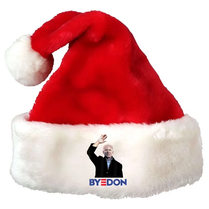 Bye Don Joe Biden Drops Out 2024 Election Premium Christmas Santa Hat