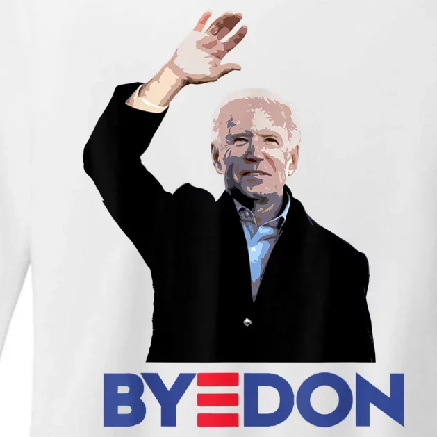 Bye Don Joe Biden Drops Out 2024 Election Womens CVC Long Sleeve Shirt