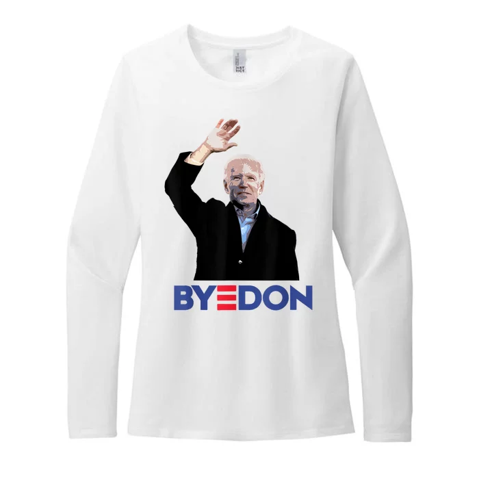 Bye Don Joe Biden Drops Out 2024 Election Womens CVC Long Sleeve Shirt