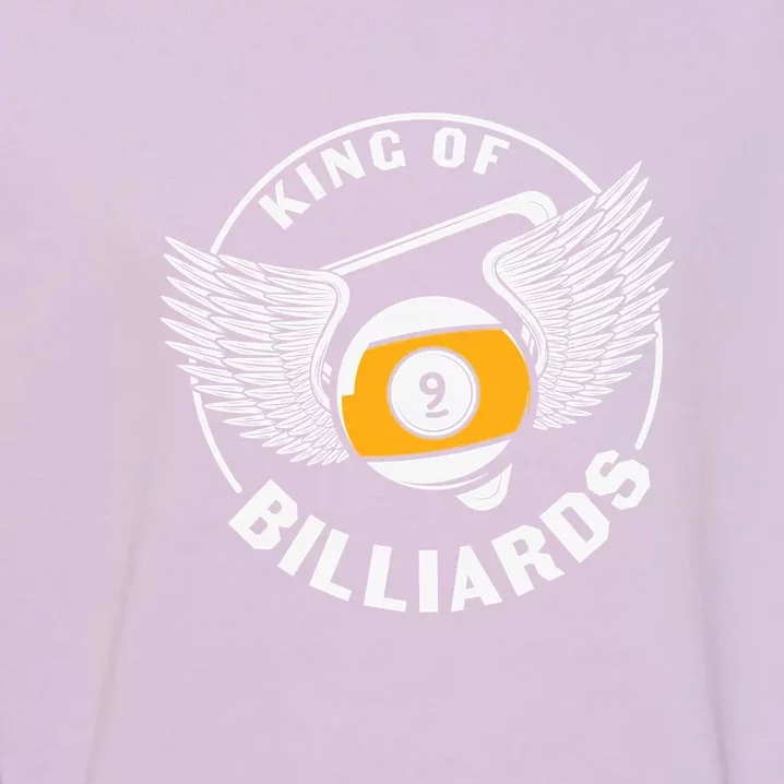 Billiards Dad King Of Billiards Gift For Father’s Day Garment-Dyed Sweatshirt