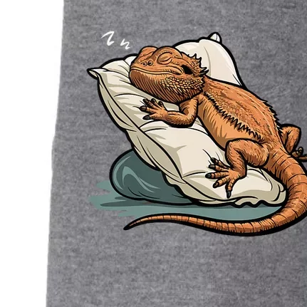 Bearded Dragon Lizard Lover Funny Breaded Dragon Doggie 3-End Fleece Hoodie