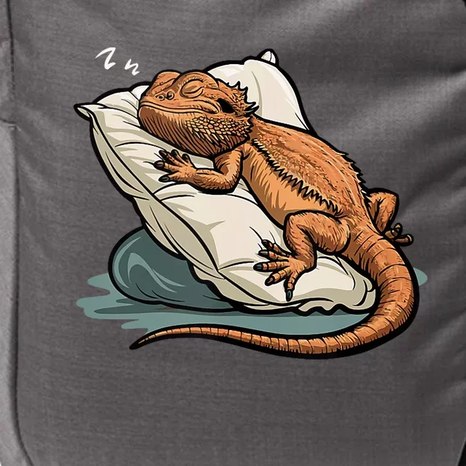 Bearded Dragon Lizard Lover Funny Breaded Dragon Impact Tech Backpack