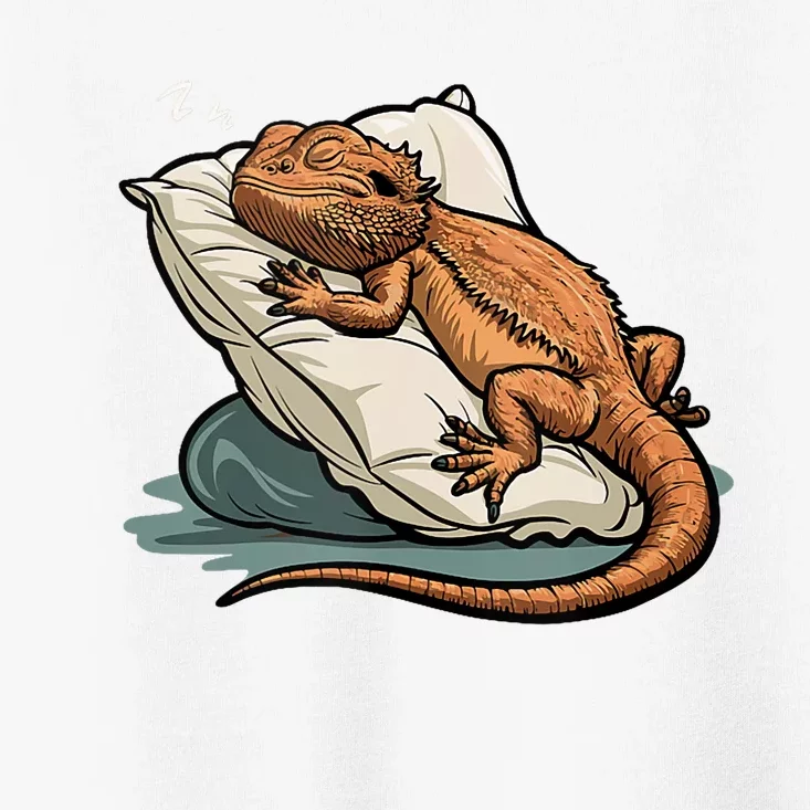 Bearded Dragon Lizard Lover Funny Breaded Dragon Toddler T-Shirt