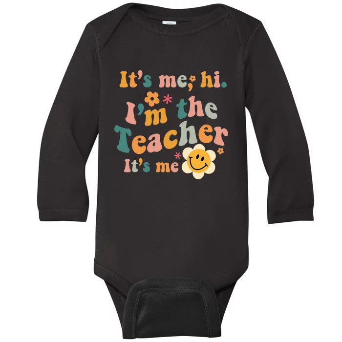 Booktrovert Definition Librarian Meme Retro Book Lovers Baby Long Sleeve Bodysuit