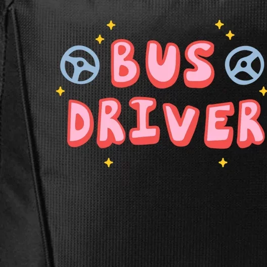 Bus Driver Logo City Backpack