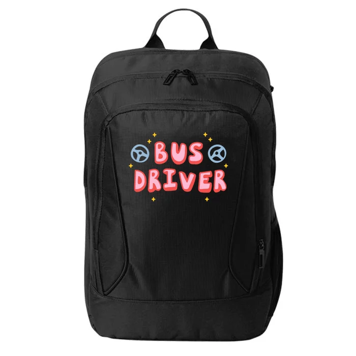 Bus Driver Logo City Backpack