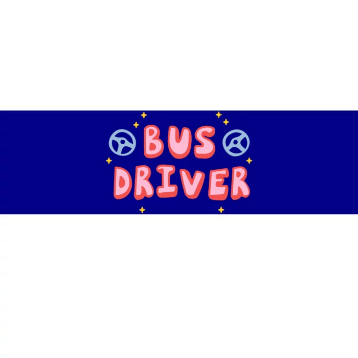 Bus Driver Logo Bumper Sticker