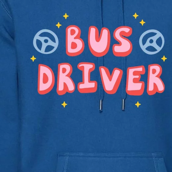 Bus Driver Logo Premium Hoodie