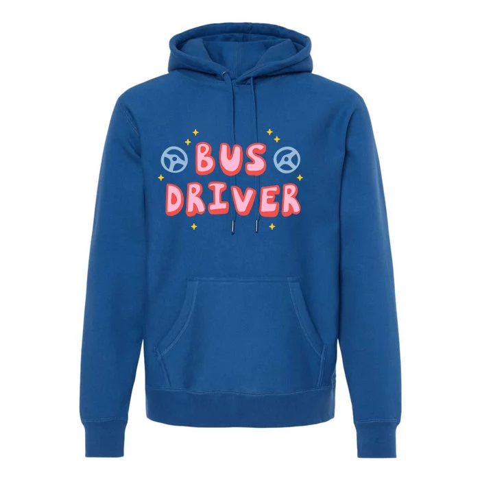 Bus Driver Logo Premium Hoodie