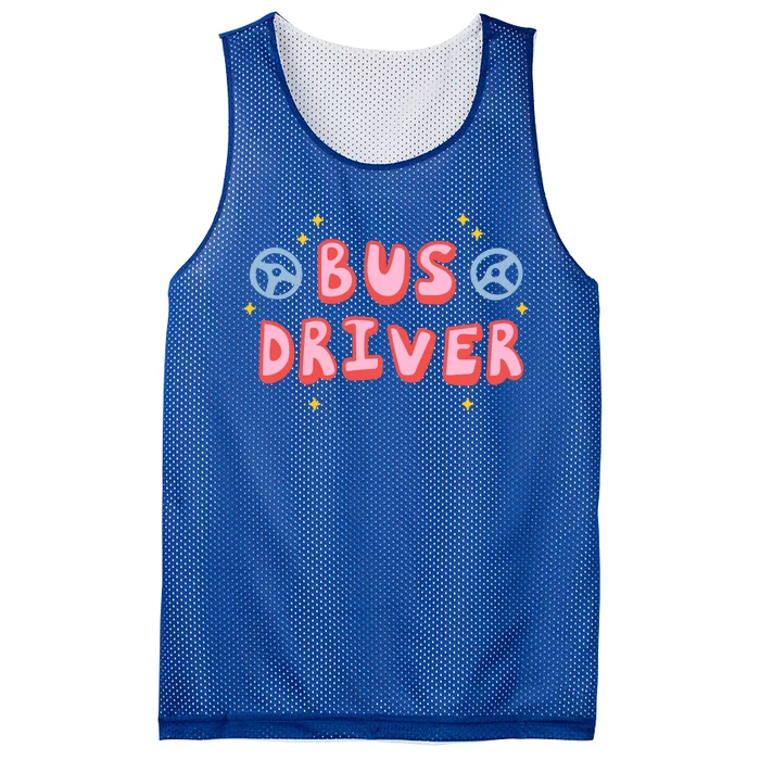 Bus Driver Logo Mesh Reversible Basketball Jersey Tank